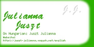 julianna juszt business card